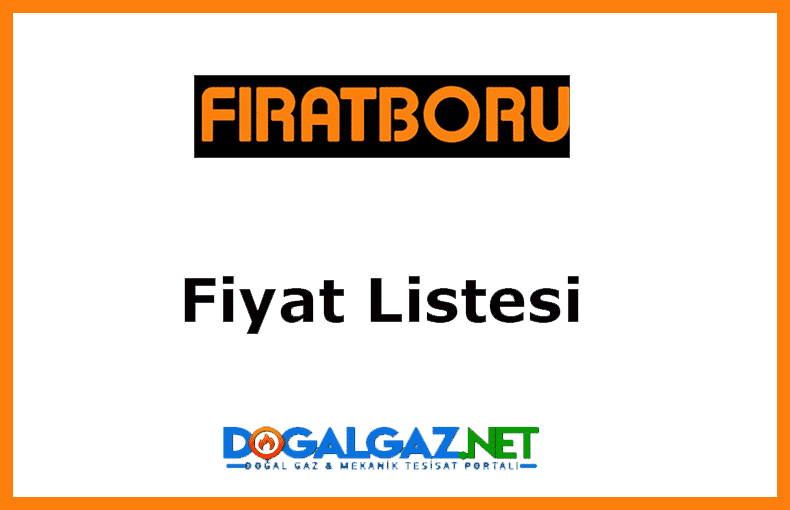 fırat boru güncel fiyat listesi, Fırat plastik