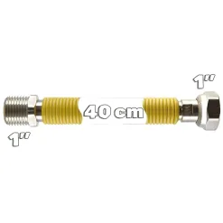 Kaskad Kazan Flexi 40cm DN25 1" Kombi Gaz Bağlantı hortumu