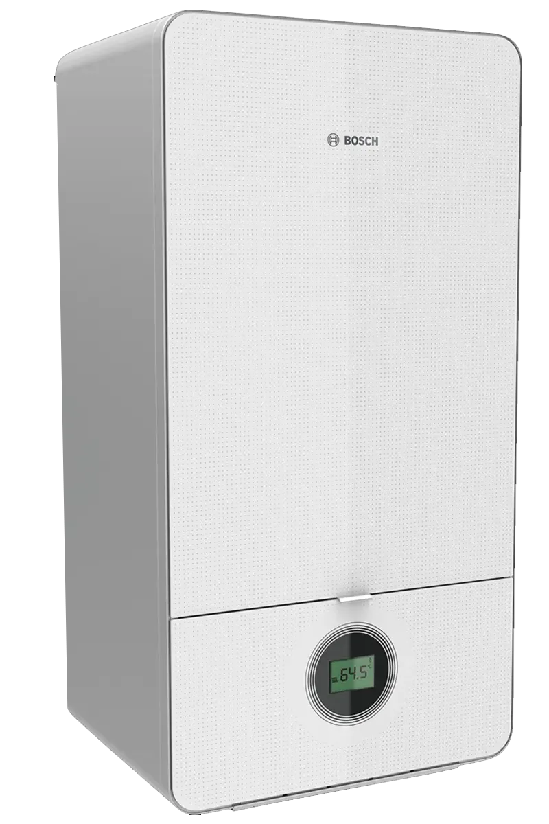 Bosch Condens GC7000i W 24/28 C 23 yoğuşmalı kombi, şık tasarımı ve 28 kW kapasitesiyle öne çıkıyor.