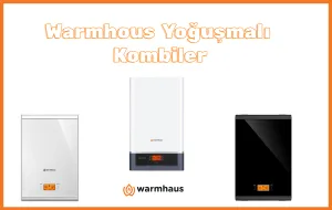 Warmhaus yoğuşmalı kombi modelleri 2025: Ewa serisi, Enerwa Plus ve Minerwa modelleri bir arada.