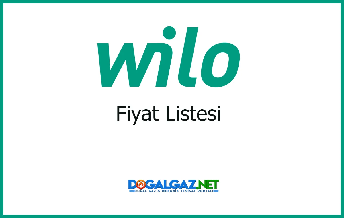 Wilo Pompa | Güncel Modeller ve Fiyatlar
