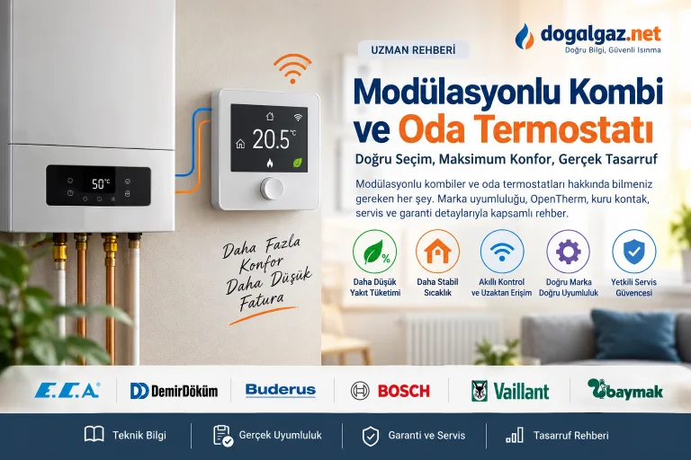 modülasyonlu kombiye normal oda termostatı, ON/OFF oda termostatı, kombiye farklı marka termostat, oda termostatı kombi uyumluluğu, oda termostatı garanti, kombiye hangi termostat olur.
