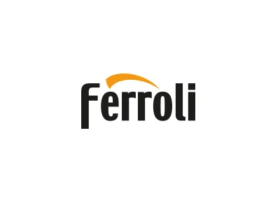 Ferroli markasının minimal ve tanınabilir logosu.