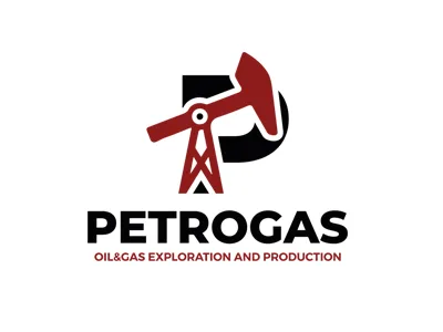 Petrol ve gaz arama şirketi olan Petrogas şirketine ait kurumsal logo.