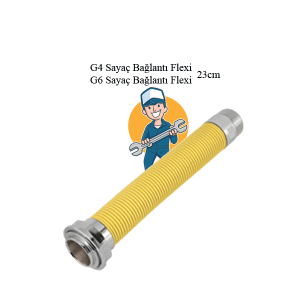Sayaç Bağlantı Flexi G4 ve G6 23cm 1x11-4 KAS
