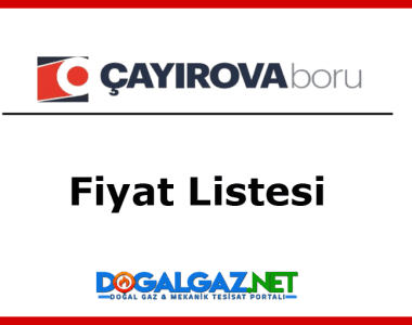 çayırova boru güncel fiyat listesi